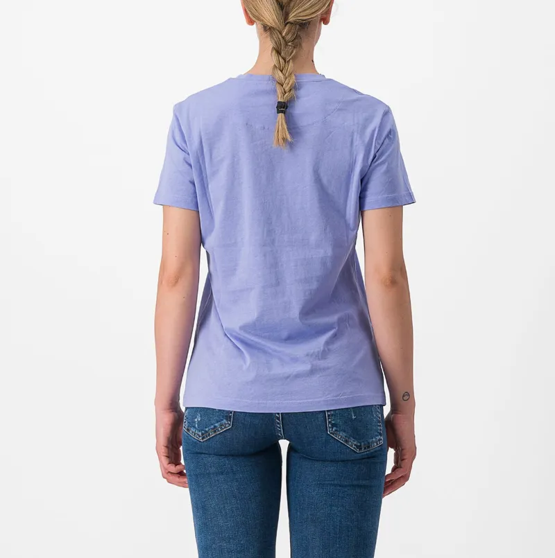 Castelli Pedalare Women's T-Shirt in Violet Mist/Heather-1